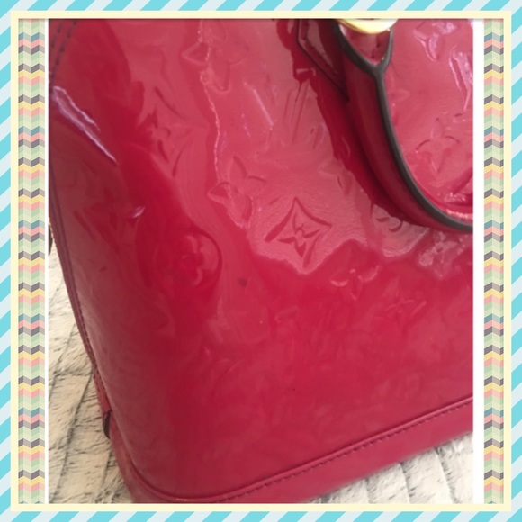 🎀Authentic Louis Vuitton Alma Vernis Pink Rose🎀 - Picture 4 of 6